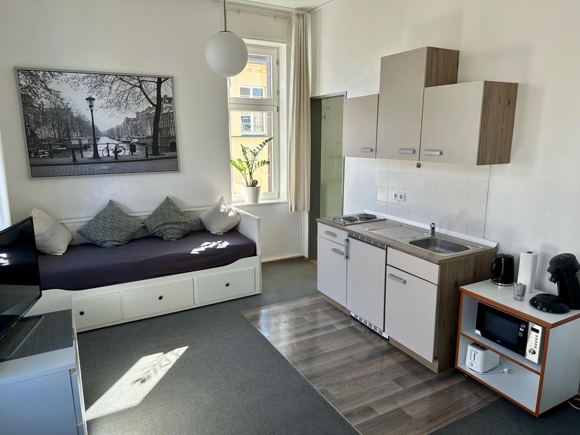 Ferienwohnungen Und Apartmenthaus Halle Saale - Villa Mathilda Esterno foto